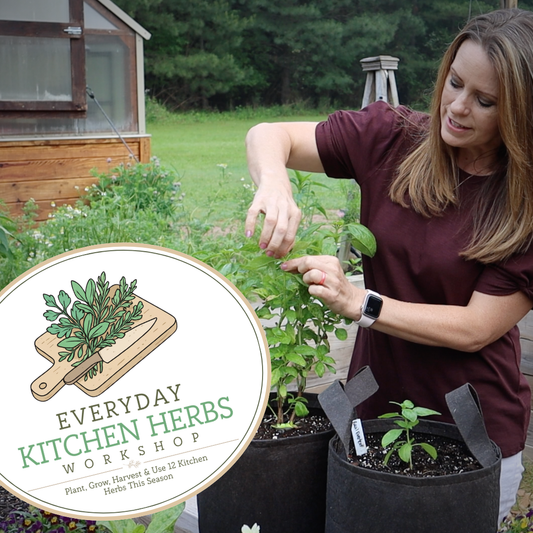 Everyday Kitchen Herbs Workshop - Live Event + Herb Growing CustomGPT